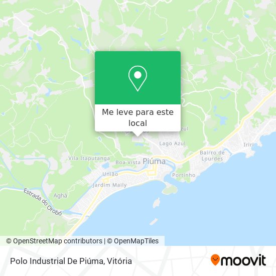 Polo Industrial De Piúma mapa