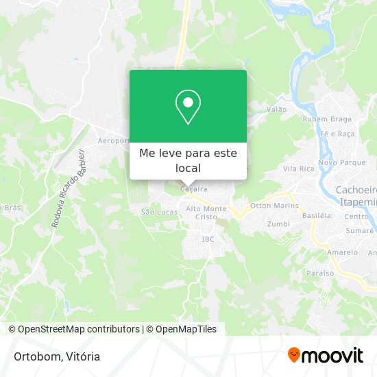Ortobom mapa