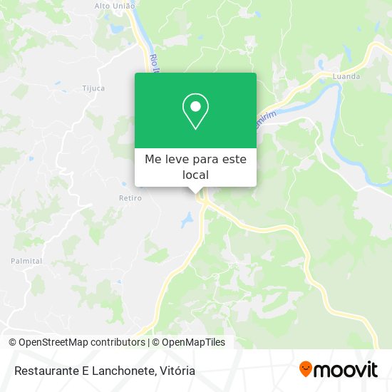 Restaurante E Lanchonete mapa