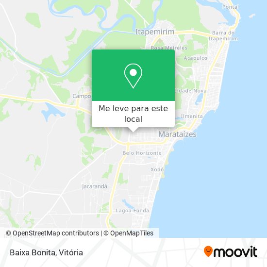 Baixa Bonita mapa