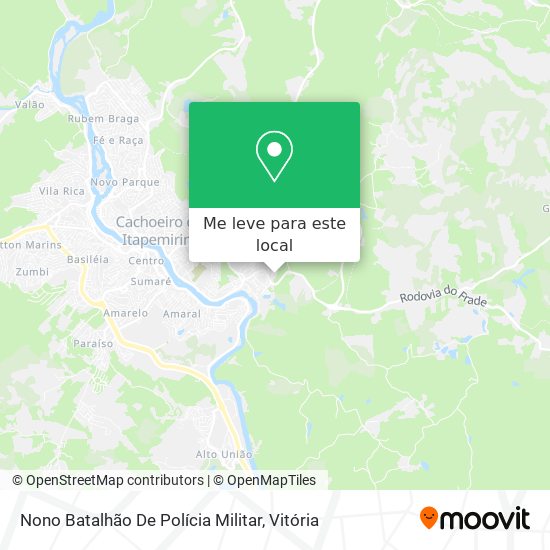 Nono Batalhão De Polícia Militar mapa