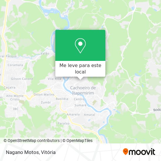 Nagano Motos mapa