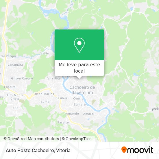 Auto Posto Cachoeiro mapa