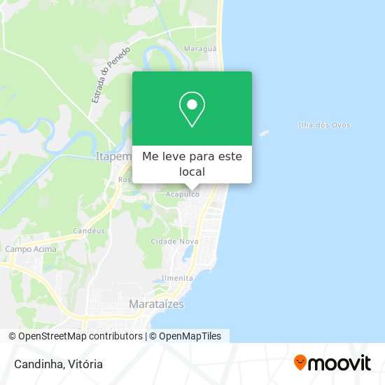 Candinha mapa