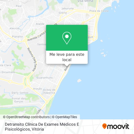 Detransito Clínica De Exames Médicos E Pisicológicos mapa