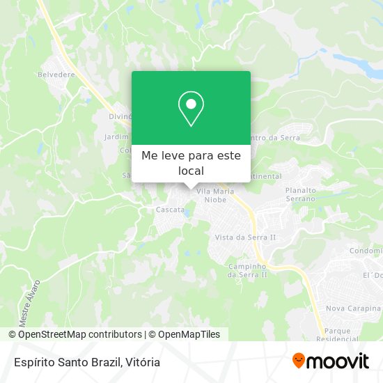Espírito Santo Brazil mapa