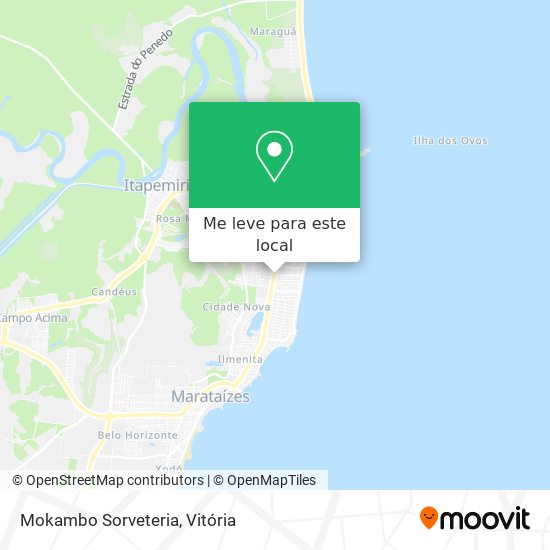 Mokambo Sorveteria mapa