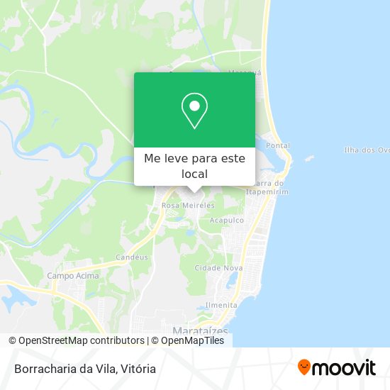 Borracharia da Vila mapa