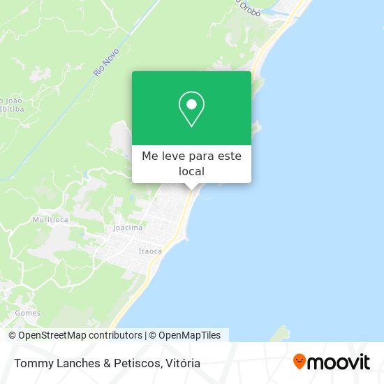 Tommy Lanches & Petiscos mapa