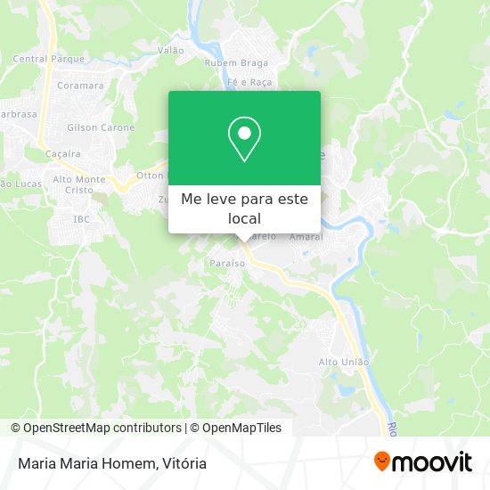 Maria Maria Homem mapa