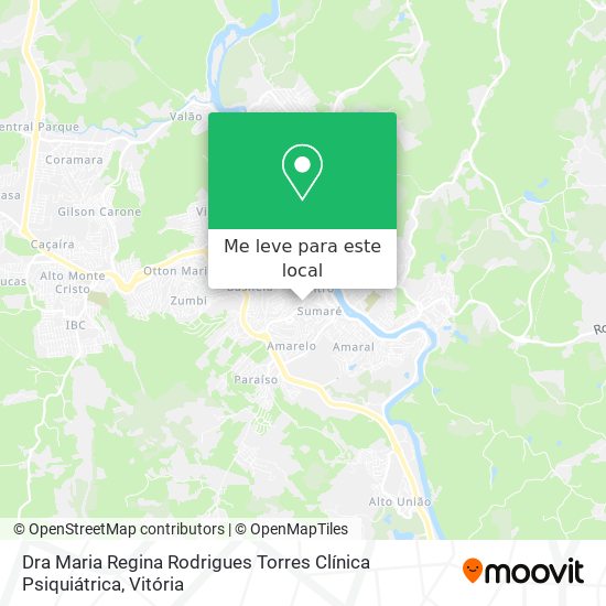 Dra Maria Regina Rodrigues Torres Clínica Psiquiátrica mapa