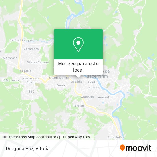 Drogaria Paz mapa