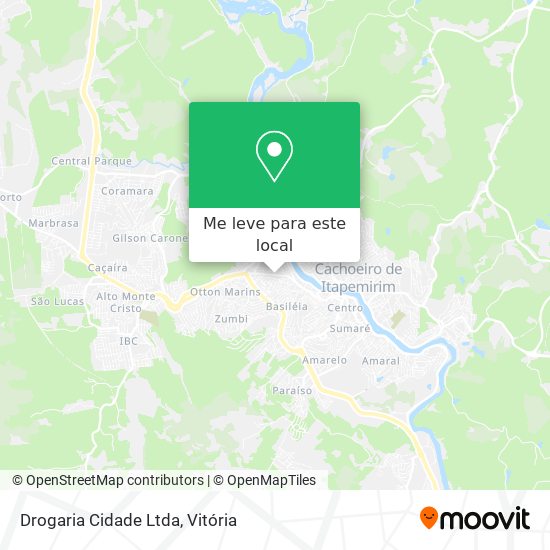 Drogaria Cidade Ltda mapa