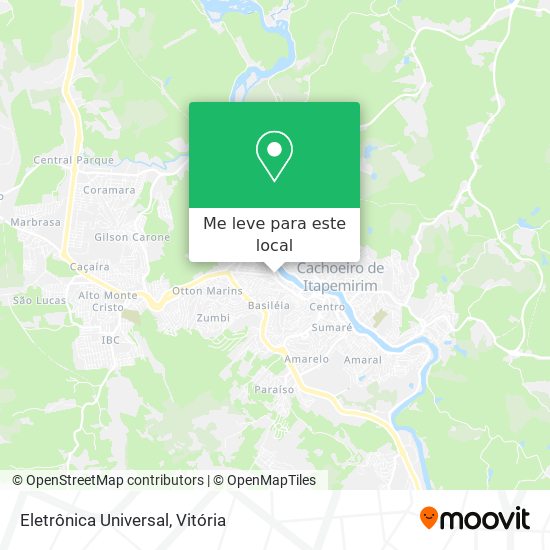 Eletrônica Universal mapa
