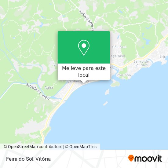 Feira do Sol mapa