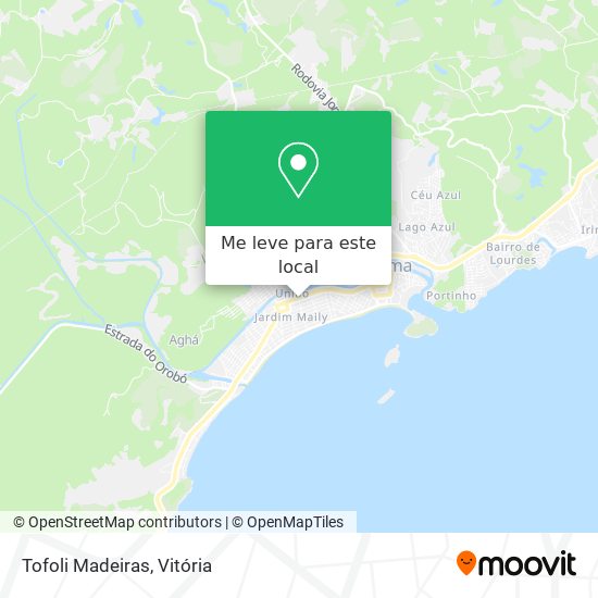 Tofoli Madeiras mapa