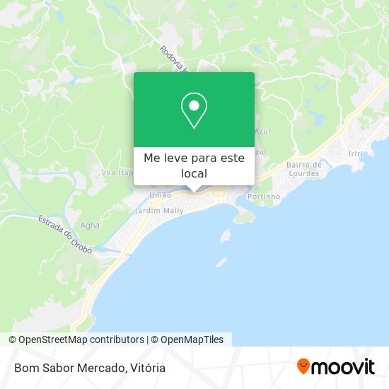 Bom Sabor Mercado mapa
