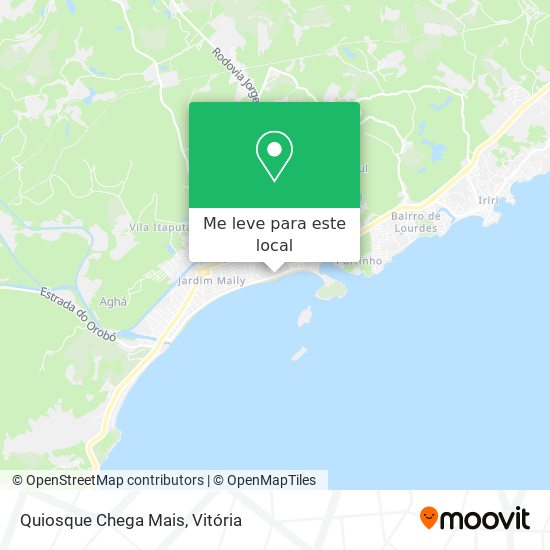 Quiosque Chega Mais mapa