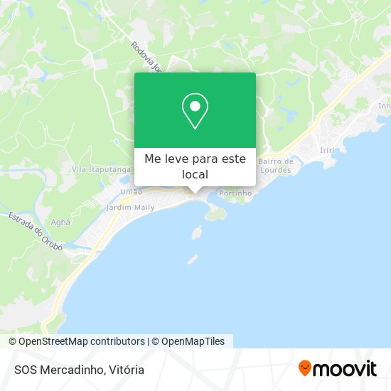 SOS Mercadinho mapa