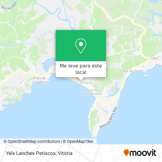 Yels Lanches Petiscos mapa