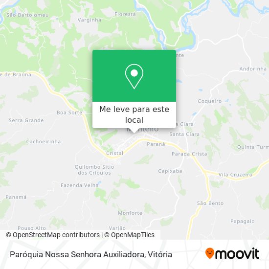 Paróquia Nossa Senhora Auxiliadora mapa