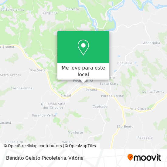 Bendito Gelato Picoleteria mapa
