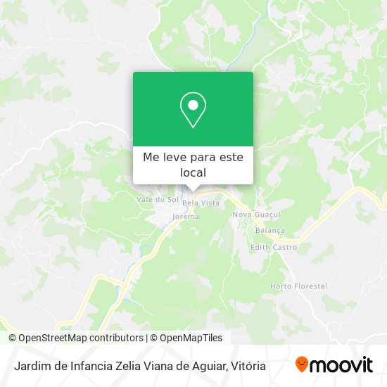 Jardim de Infancia Zelia Viana de Aguiar mapa