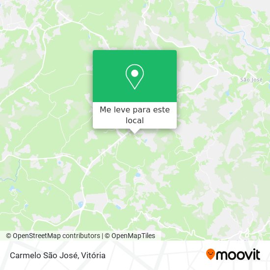 Carmelo São José mapa