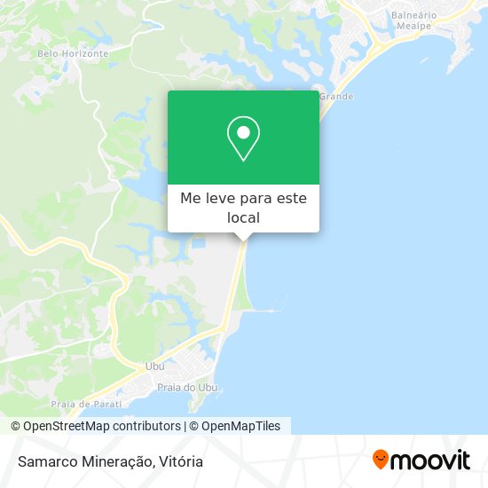 Samarco Mineração mapa