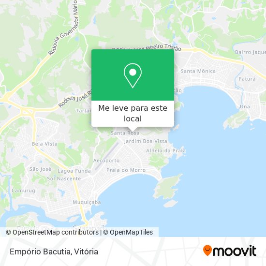 Empório Bacutia mapa