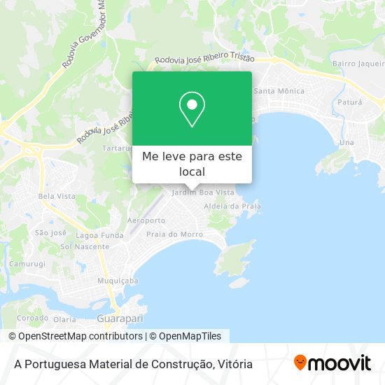 A Portuguesa Material de Construção mapa