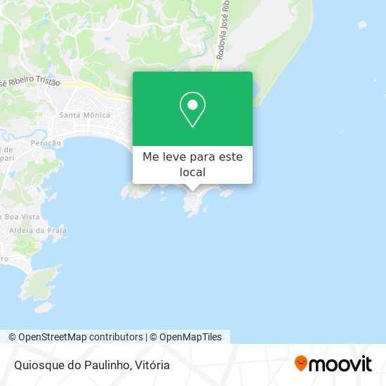 Quiosque do Paulinho mapa