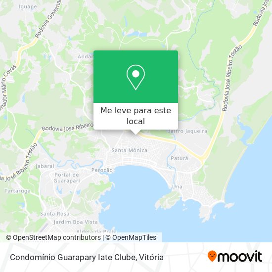 Condomínio Guarapary Iate Clube mapa