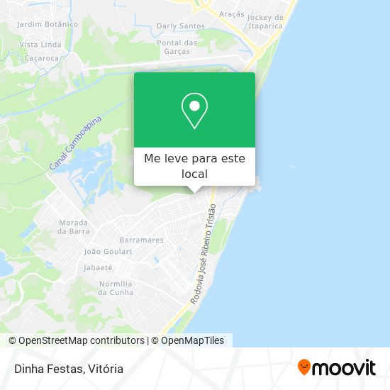 Dinha Festas mapa