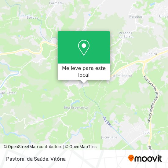 Pastoral da Saúde mapa