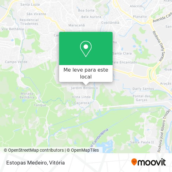 Estopas Medeiro mapa