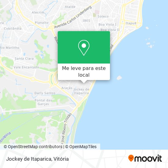 Jockey de Itaparica mapa