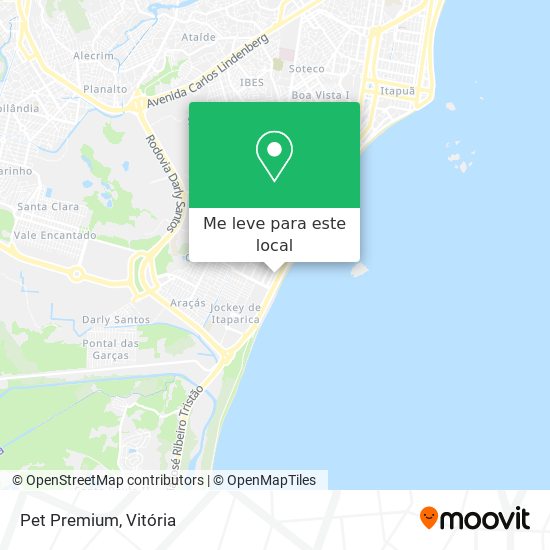 Pet Premium mapa