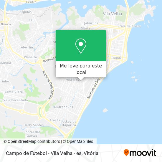 Campo de Futebol - Vila Velha - es mapa