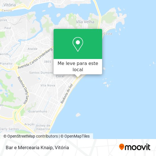 Bar e Mercearia Knaip mapa