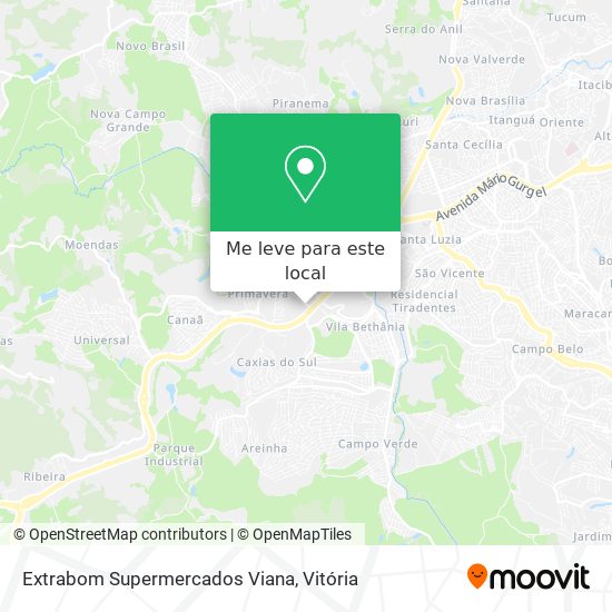 Extrabom Supermercados Viana mapa