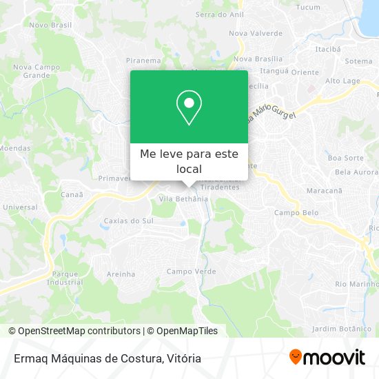 Ermaq Máquinas de Costura mapa