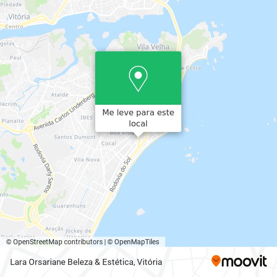 Lara Orsariane Beleza & Estética mapa