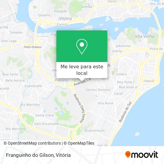 Franguinho do Gilson mapa
