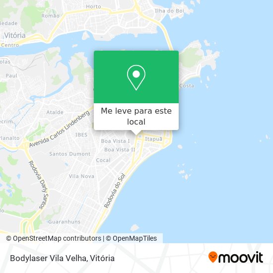 Bodylaser Vila Velha mapa