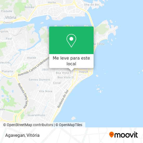 Agavegan mapa