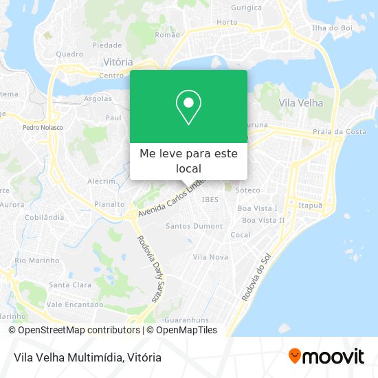 Vila Velha Multimídia mapa