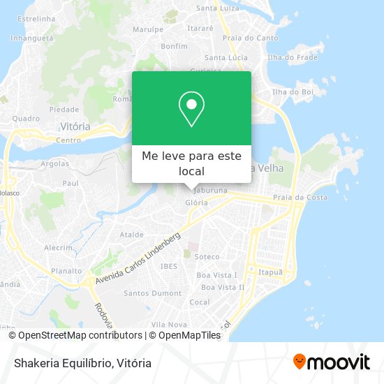 Shakeria Equilíbrio mapa