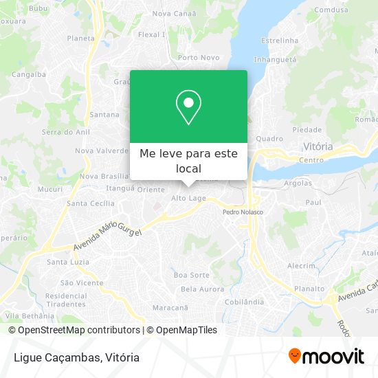 Ligue Caçambas mapa