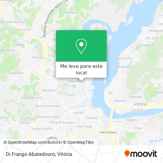 Di Frango Abatedouro mapa
